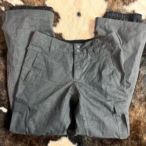 Aperture Women's Gray Cargo Snowboarding Pants